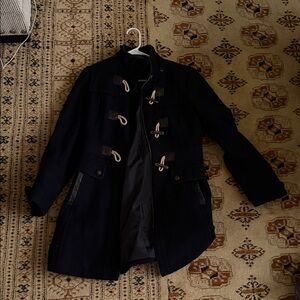 Nautica Navy Pea Coat with Toggle Closures